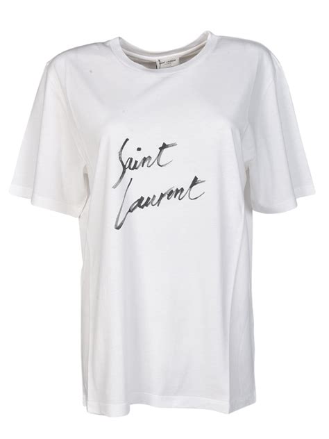 yves saint laurent white t shirt|white yves st laurent jeans.